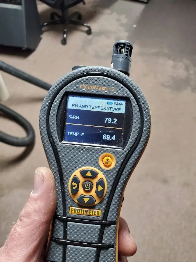 Moisture meter humidity assessment for Fire & Smoke Damage Restoration in Selma